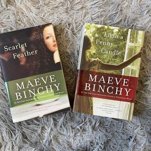 Maeve Binchy Books Light a Penny Candle and Scarlett Feather